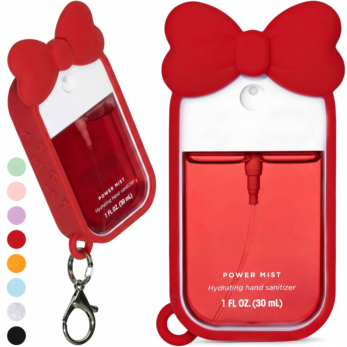 ULTRASKINX estuche lazo silicona rojo rubí para Touchland 1oz, protección con estilo.