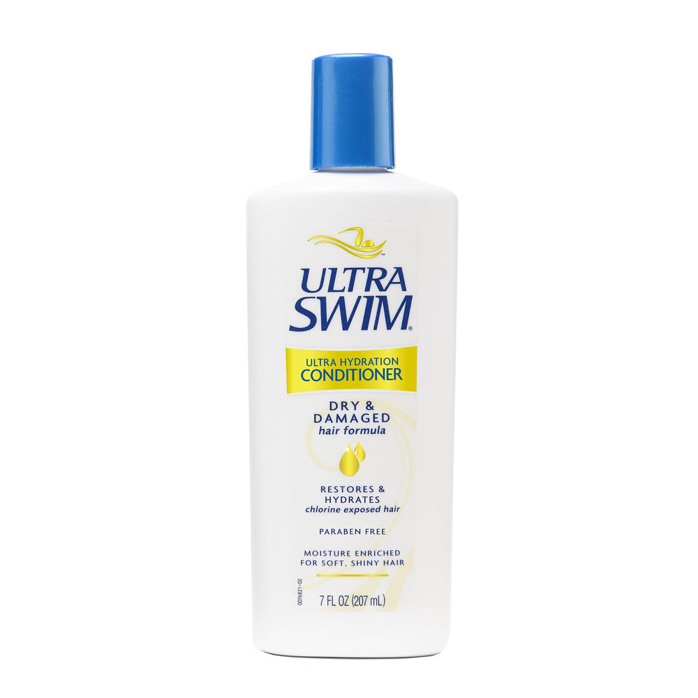 Ultra Swim acondicionador hidratante, vertido suave para cabello suave y reparado tras la piscina