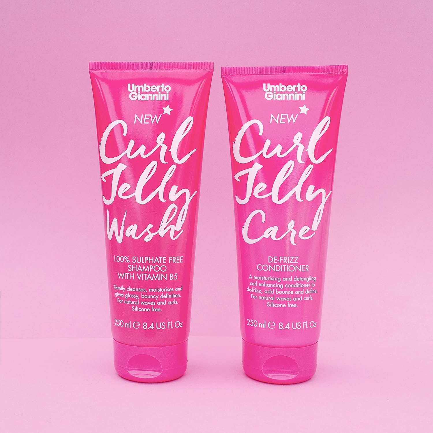 Umberto Giannini Curl Jelly silicone-free formula for light manageability.