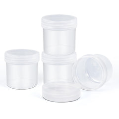 UMETASS frascos 1oz transparentes para viaje con tapa segura.