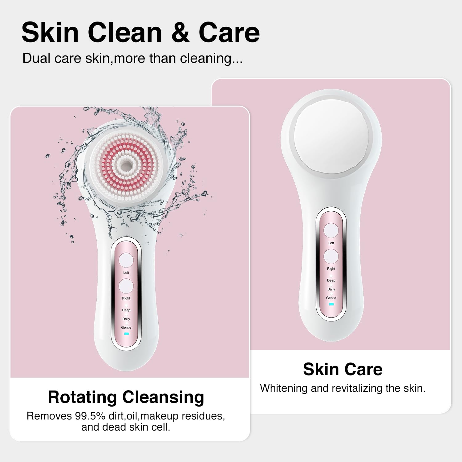 UMICKOO cabeza silicona exfoliación suave para piel sensible