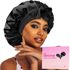 Umisleep bonete seda real mulberry, interior suave para proteger el cabello al dormir