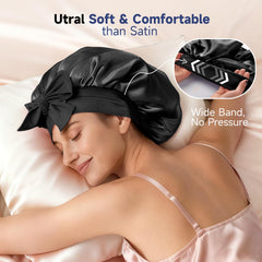 Umisleep bonete grande interior de 13 pulgadas para rizos largos
