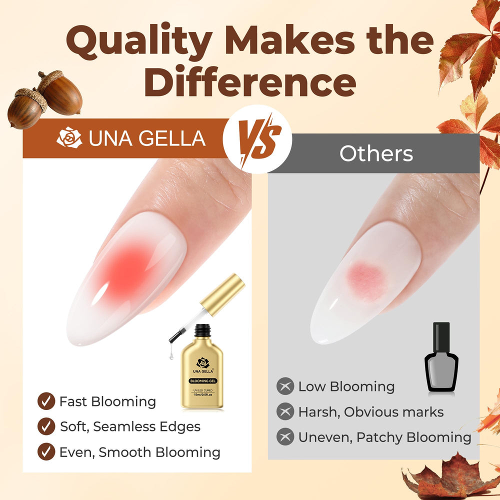 UNA GELLA Blooming Gel: efecto tie-dye, creatividad rápida en casa.