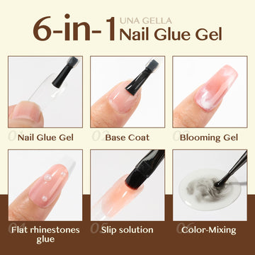 UNA GELLA: gel base para efecto de floración en uñas.