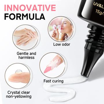 Gel UNA GELLA para uñas, regalo ideal para salones y aficionados al DIY.