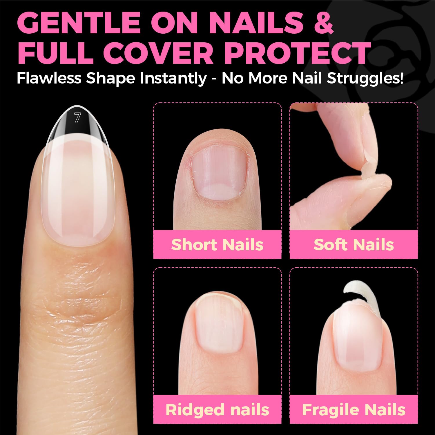 Compatibilidad con esmalte, polvo de inmersión y gel para uñas UNA GELLA