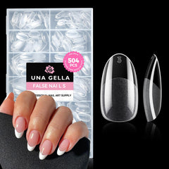 UNA GELLA: puntas ovaladas almendra para un acabado natural y limpio.