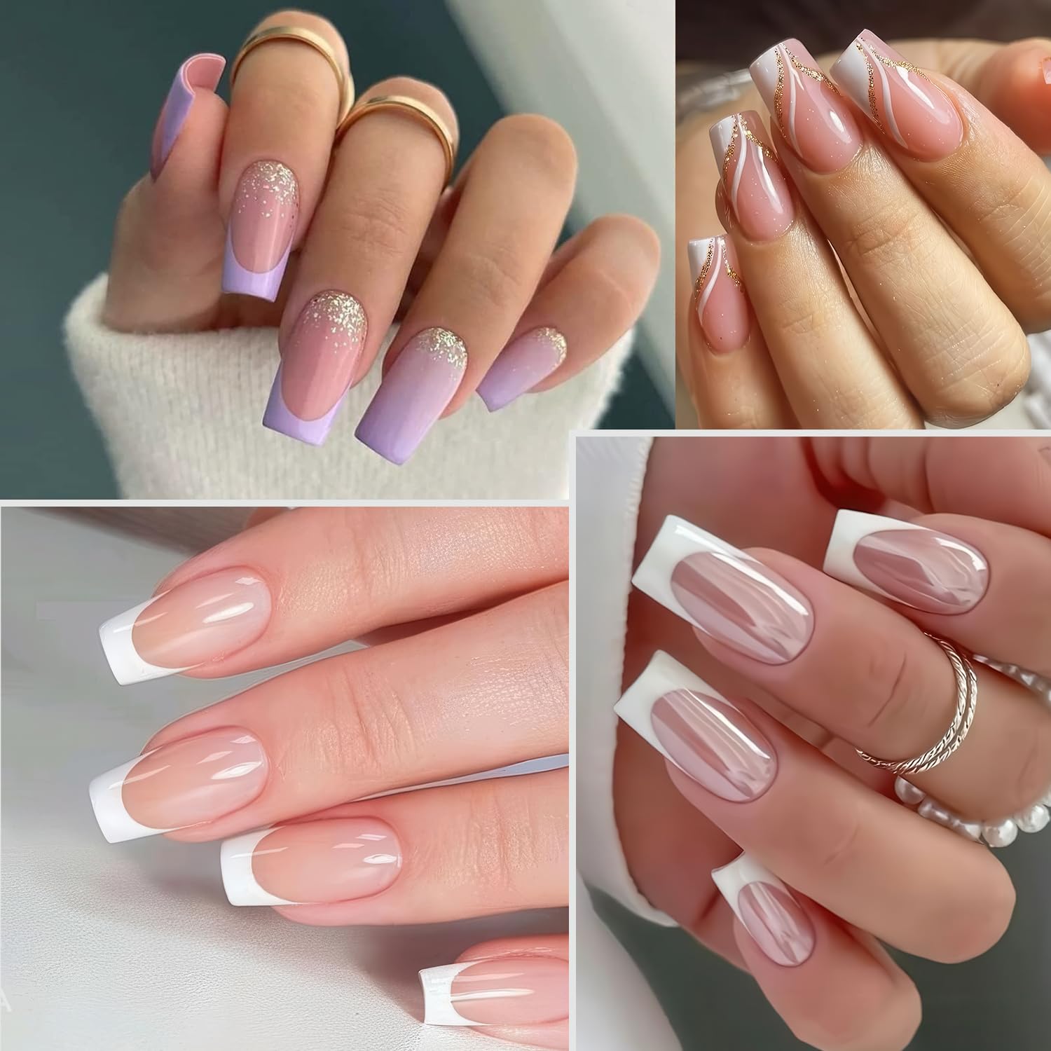 UNA GELLA: puntas con acabado mate para un look elegante.