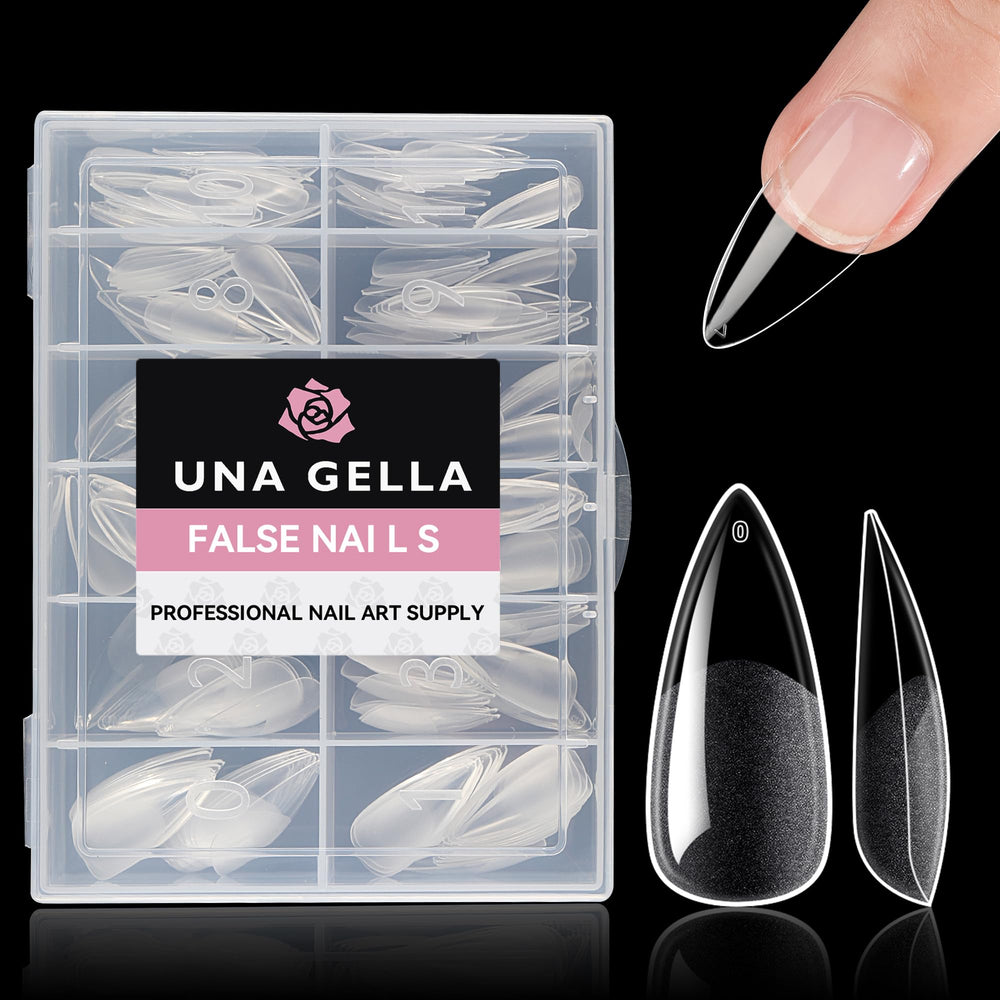 UNA GELLA tips flexibles y sin arrugas para un look natural.