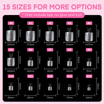 UNA GELLA tips uñas dedo grande para extensiones: duración posible.