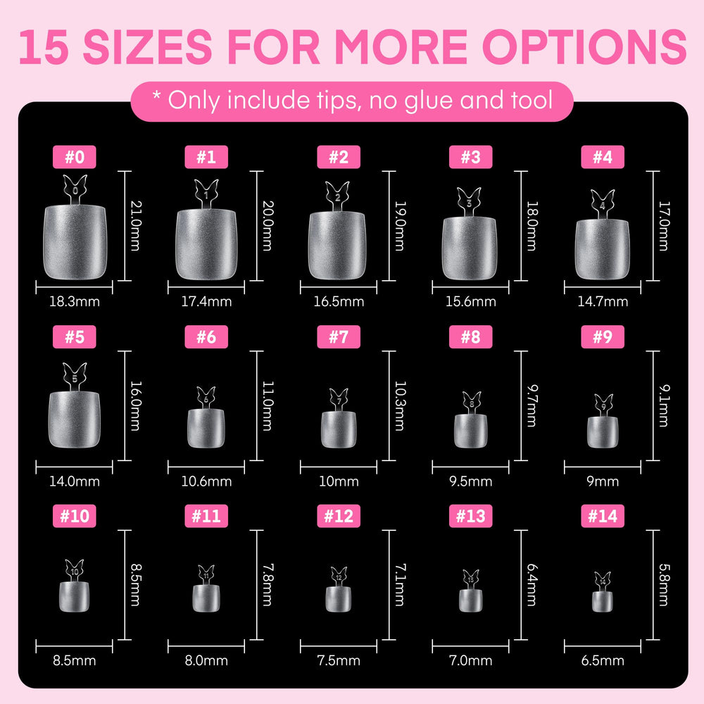 UNA GELLA tips uñas dedo grande para extensiones: duración posible.