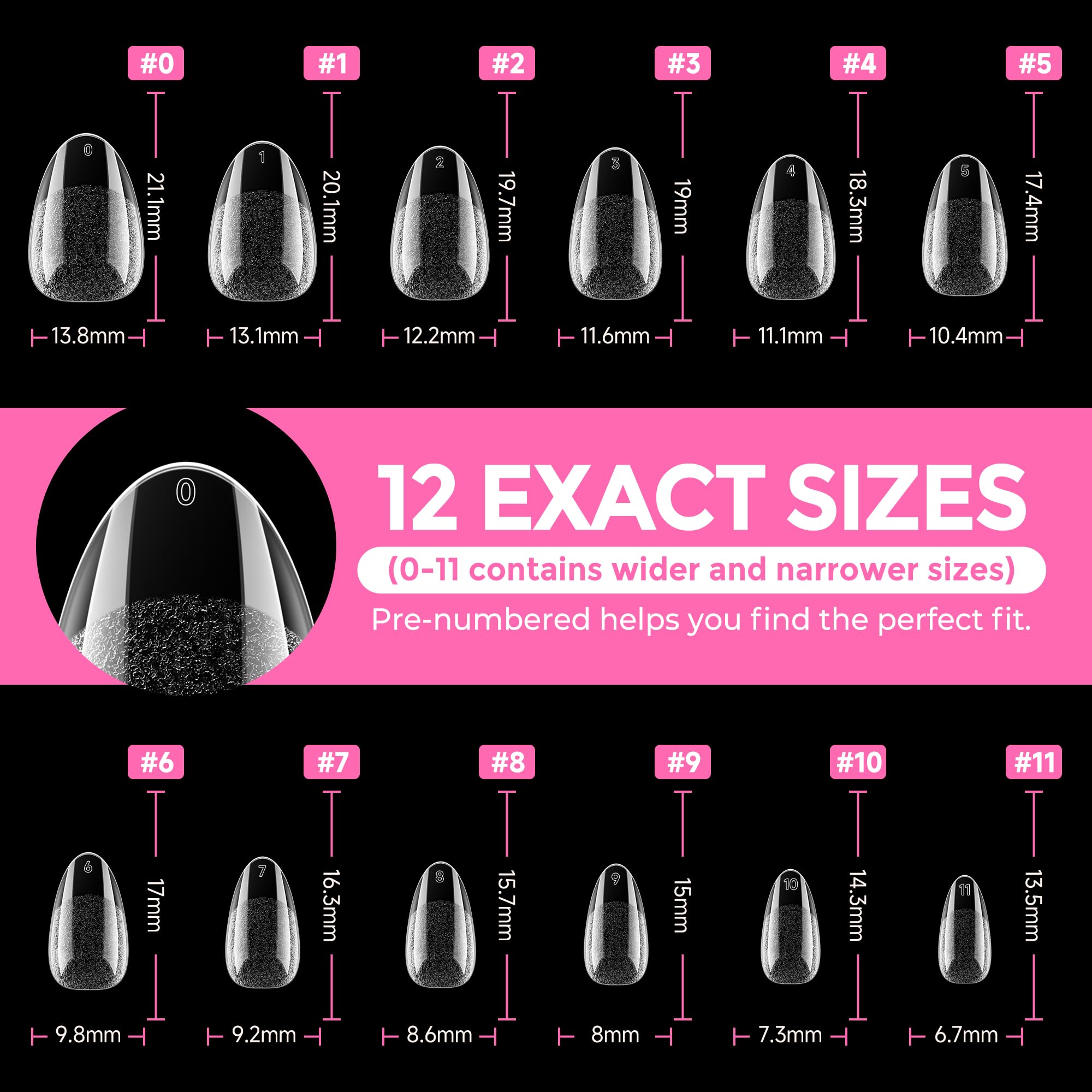 UNA GELLA kit 216 piezas para crear uñas caseras en casa.