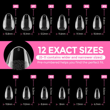 UNA GELLA kit 216 piezas para crear uñas caseras en casa.