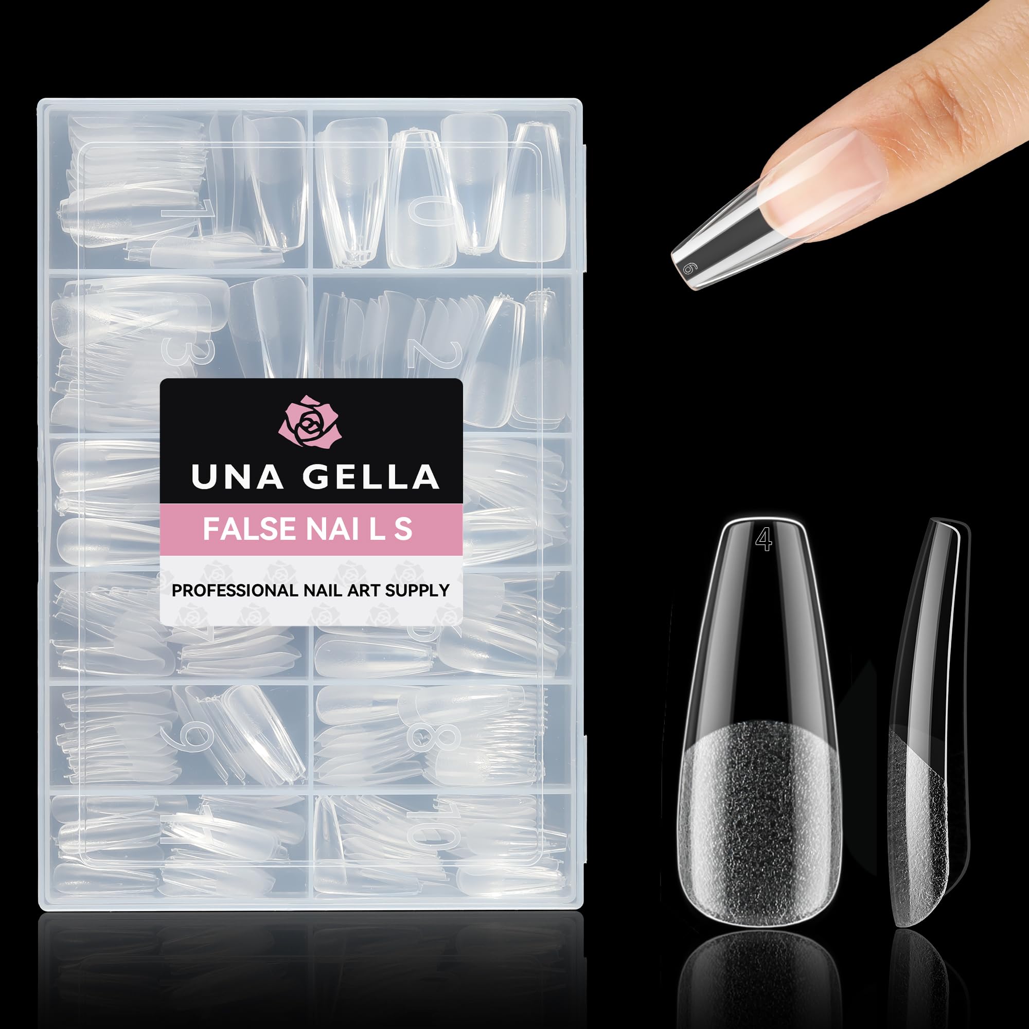 UNA GELLA uso en salón o casa para uñas de aspecto natural
