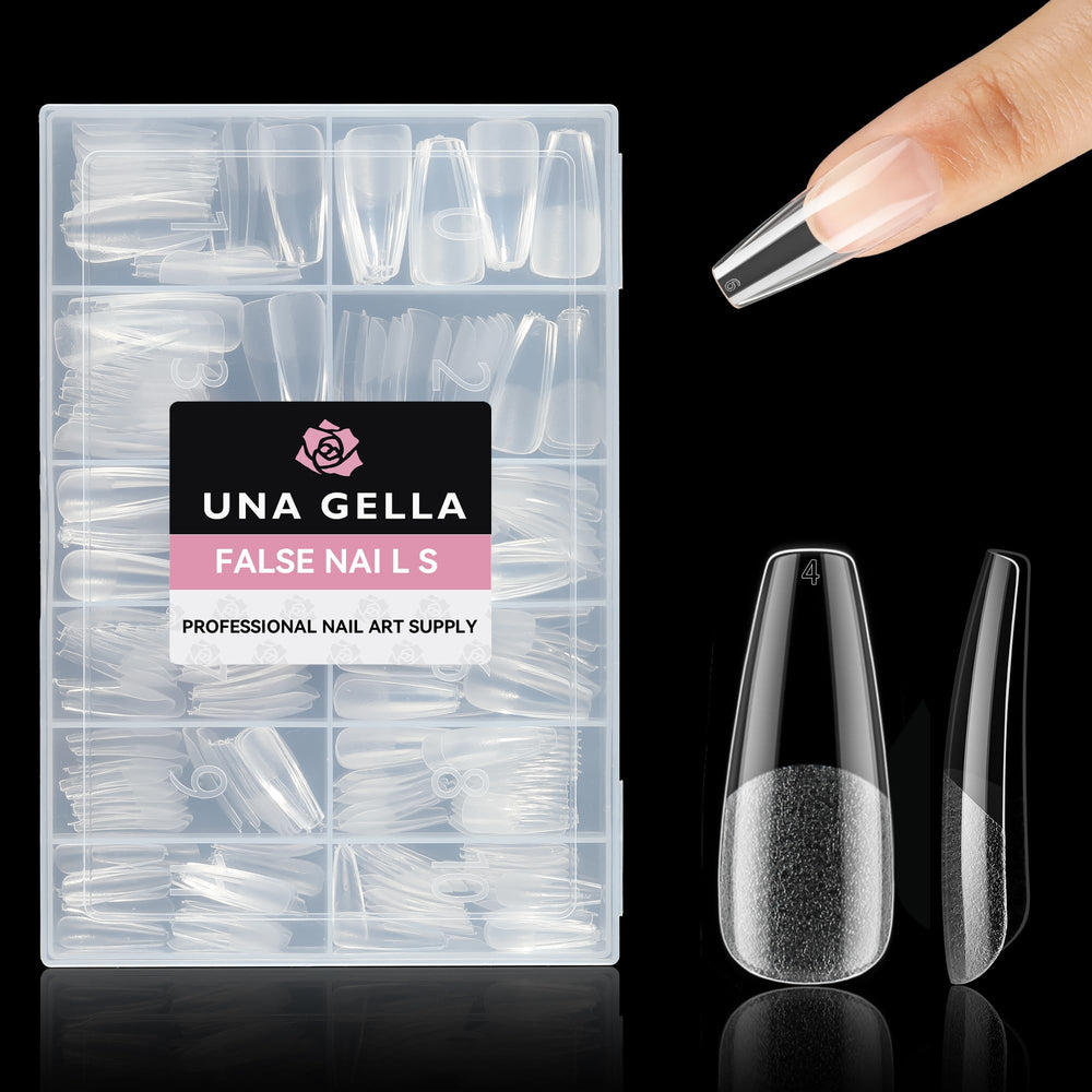 UNA GELLA uso en salón o casa para uñas de aspecto natural