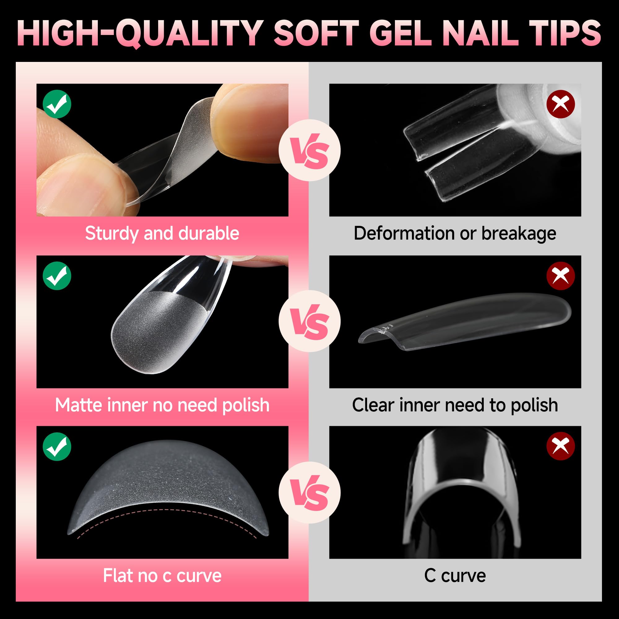 UNA GELLA kit de 504 piezas para extensiones y arte.