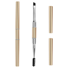 Pincel doble extremo de Unaone para cejas y pestañas, precisión asegurada.