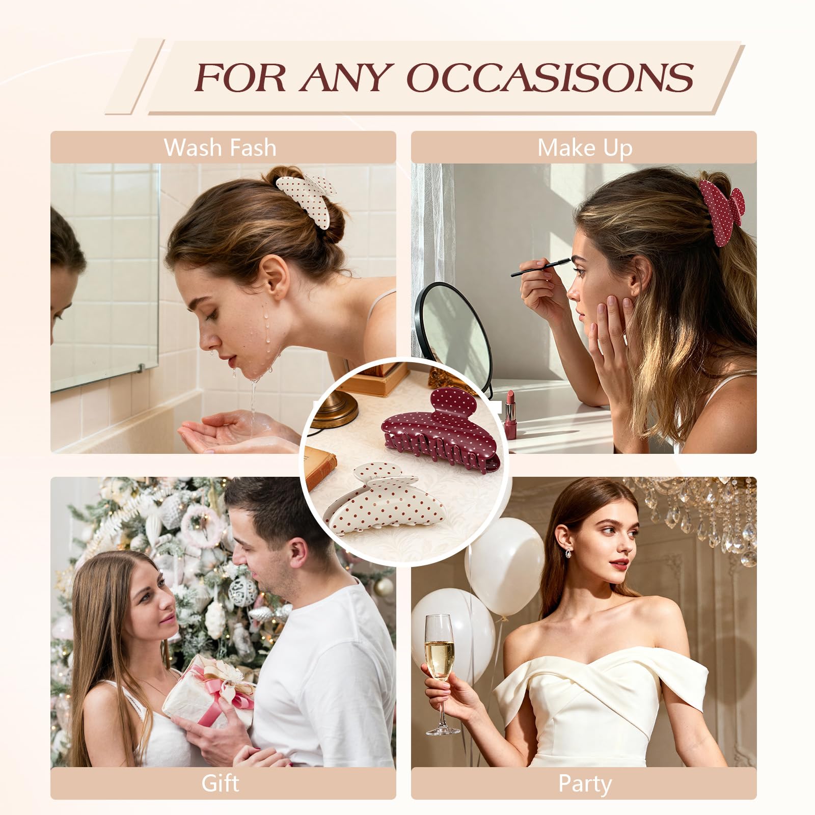 Unbednigt clips-regalo-mujeres-dos-pack: regalo práctico con estilo.