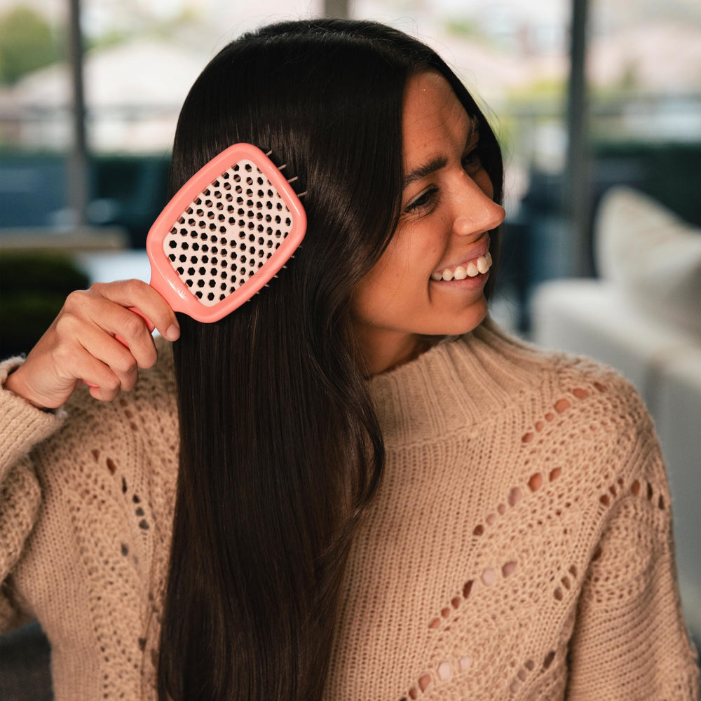 FHI Heat UNbrush mango-ligero-rosa facilita peinado cómodo