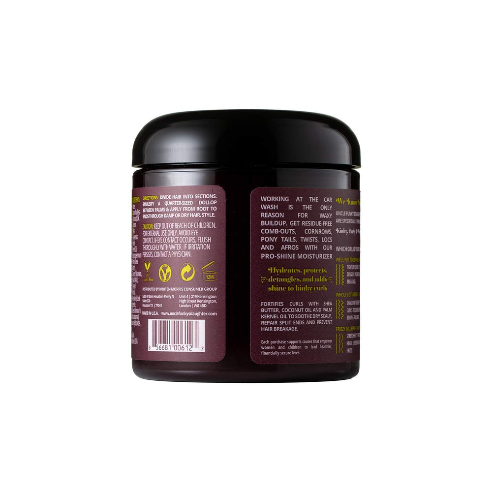 Cabello suave y nutrido gracias a la fórmula con manteca de karité.