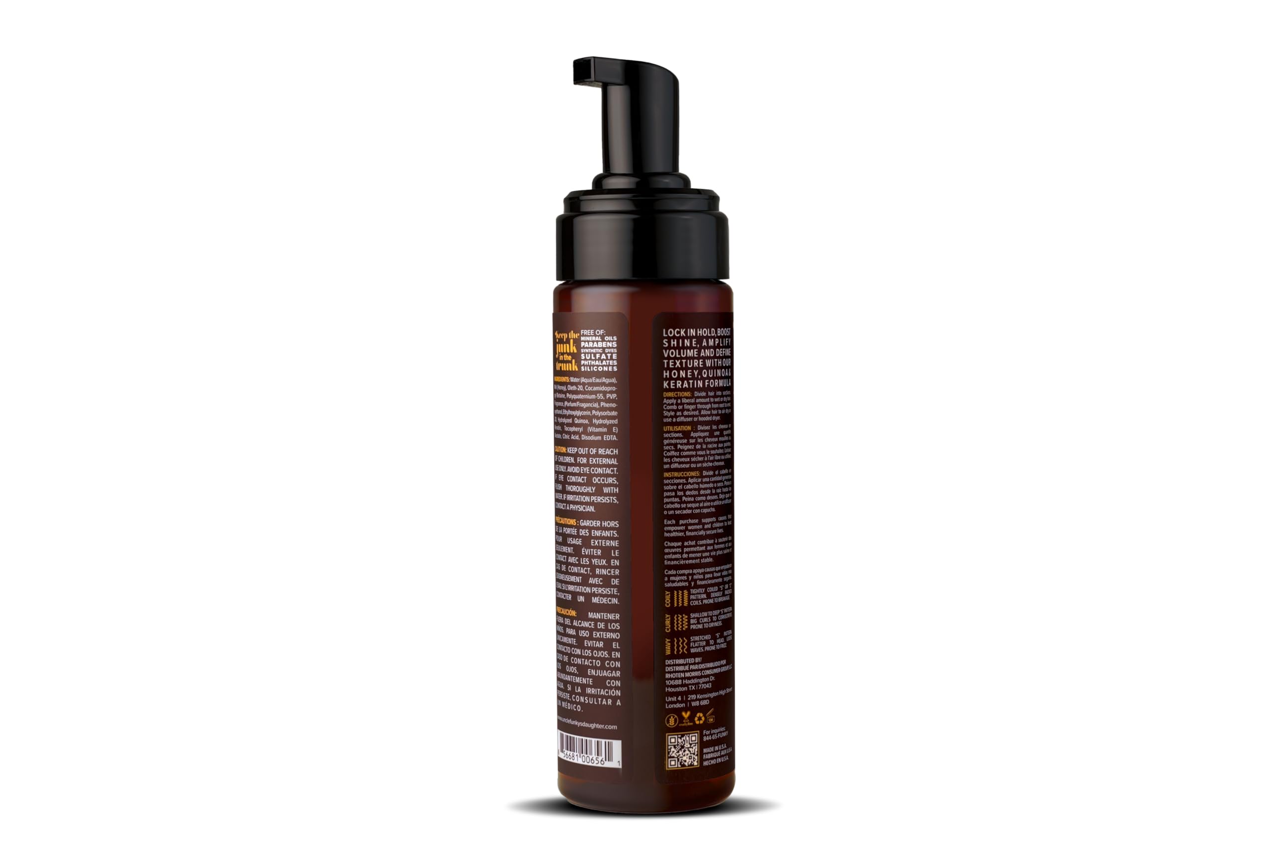 Soul Bounce Mousse ofrece volumen-dinamico para más cuerpo y movimiento