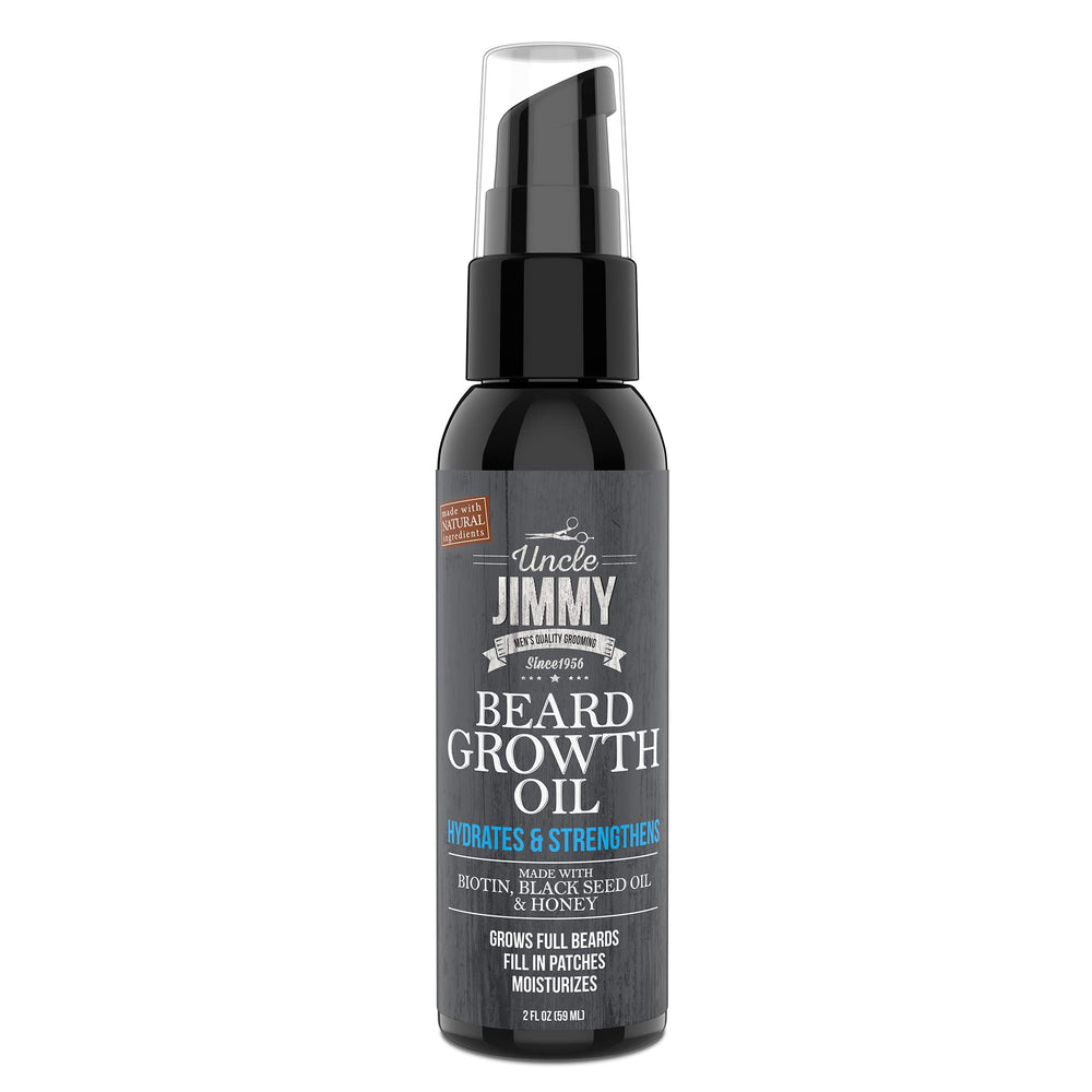 Uncle Jimmy Aceite Barba: botella para favorecer crecimiento y grosor.