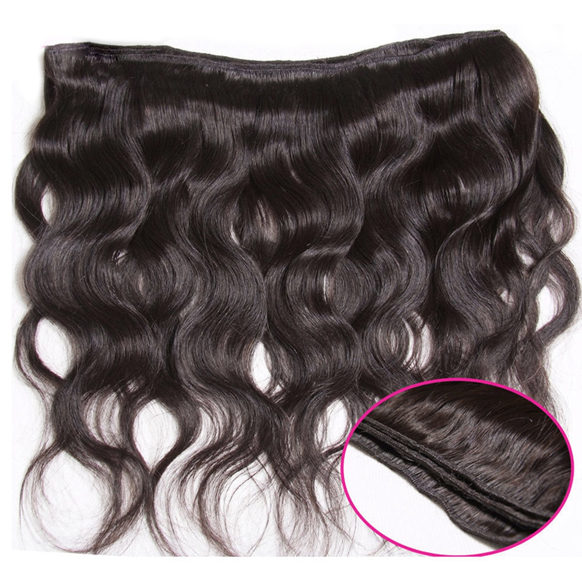 unice caja regalo elegante para cabello virgen brasileño