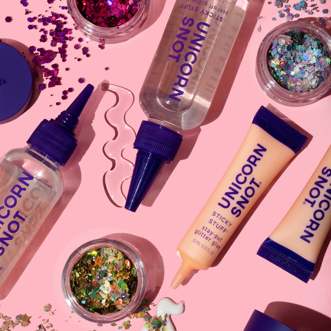 unicorn-snot: aplicador para crear formas de purpurina