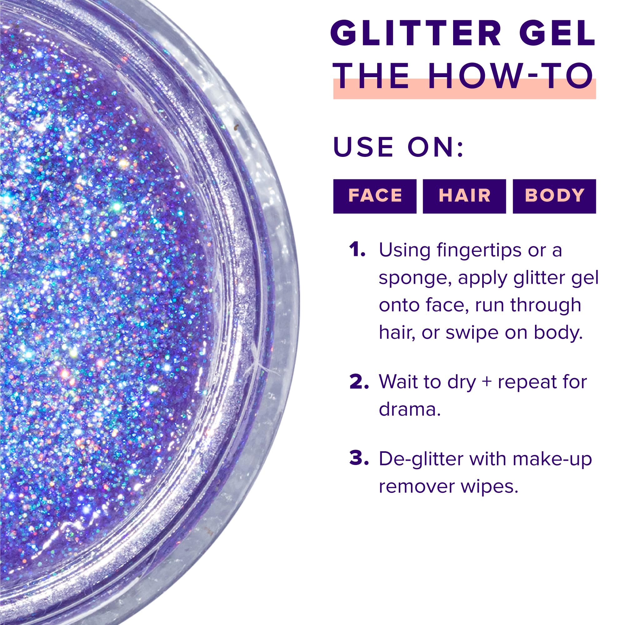 UNICORN SNOT brillo hologografico para labios, realza color con brillo sutil.
