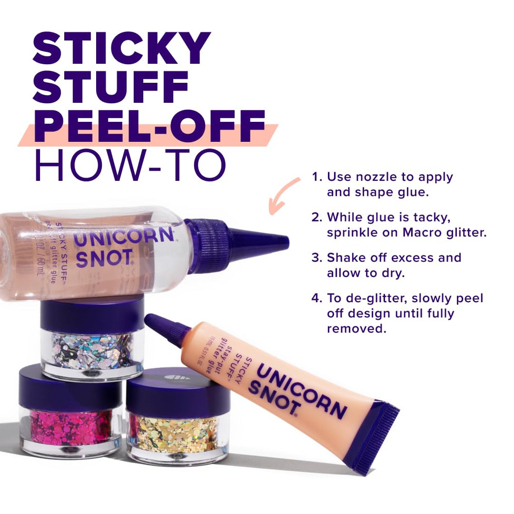 unicorn-snot: ideal para maquillaje de cuerpo en festivales
