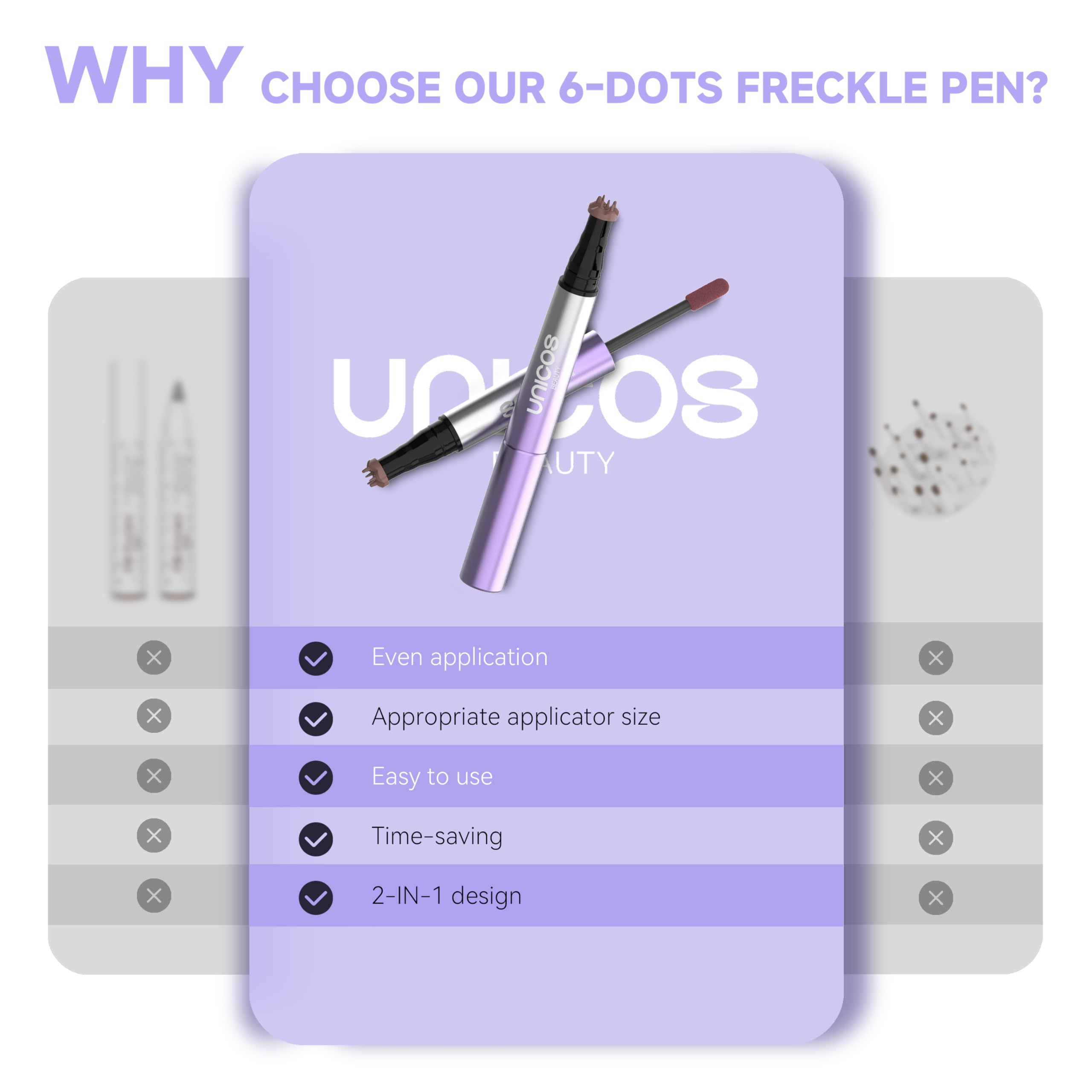 Unicos Kit compacto para retoques rápidos en cualquier lugar