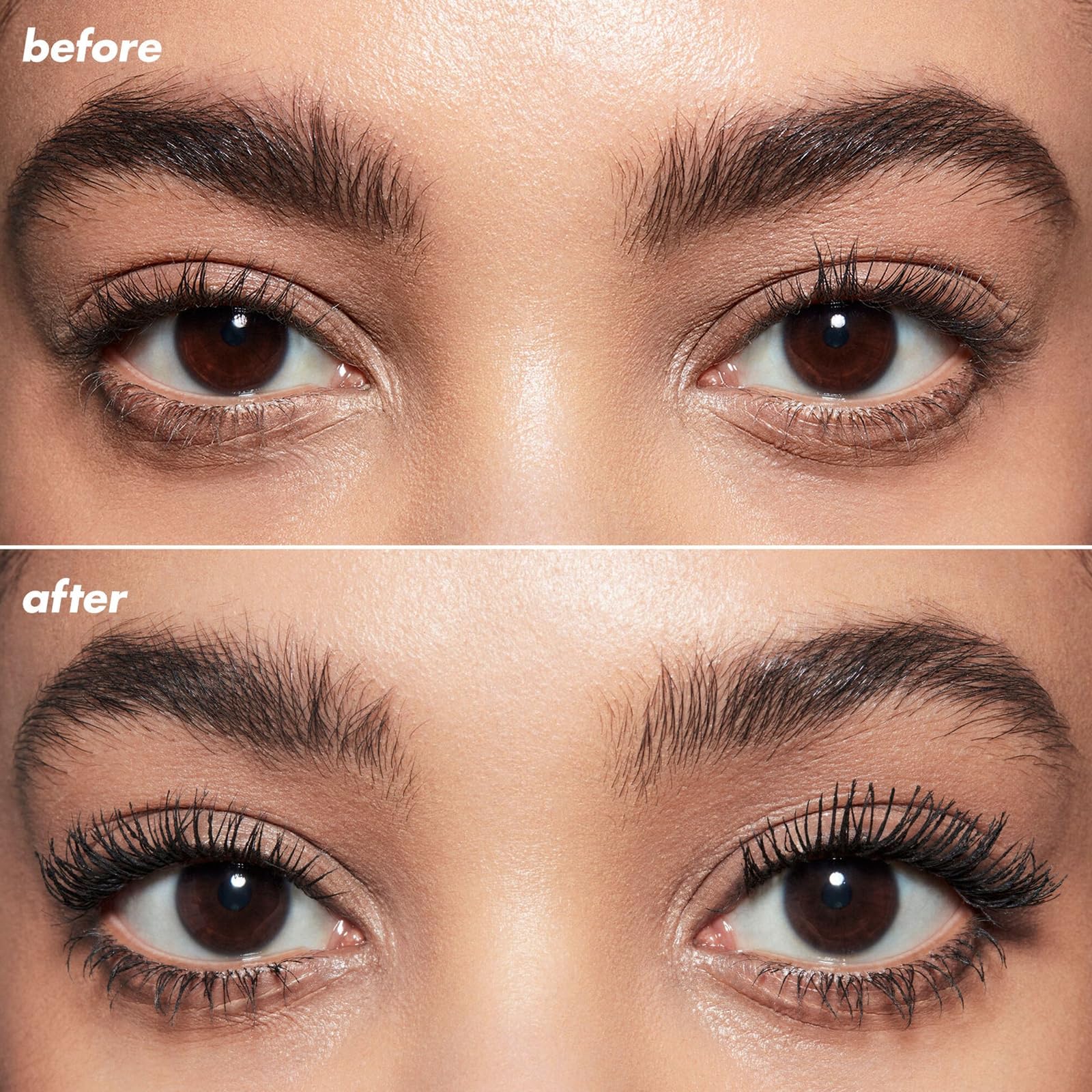Look diario o nocturno con Unidollssbeauty Tubing Mascara negra.