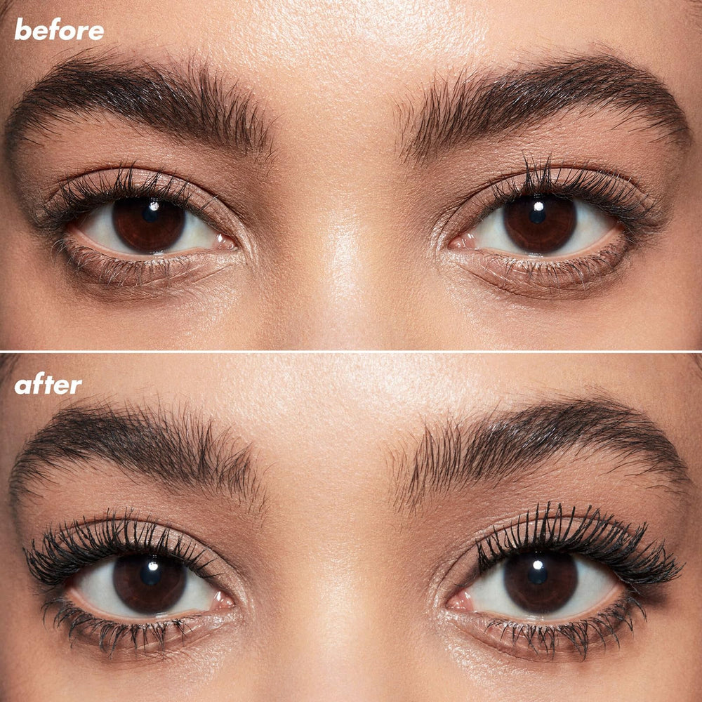 Look diario o nocturno con Unidollssbeauty Tubing Mascara negra.