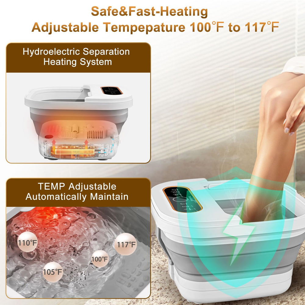 UNIFULL spa-pie-burbujas-calor: burbujas y calor para revitalizar la experiencia.