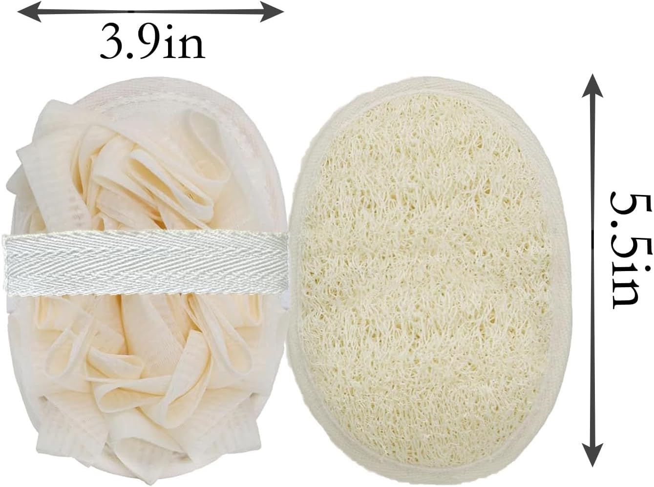 UNIKAttic esponja lufa con malla para crear espuma suave.