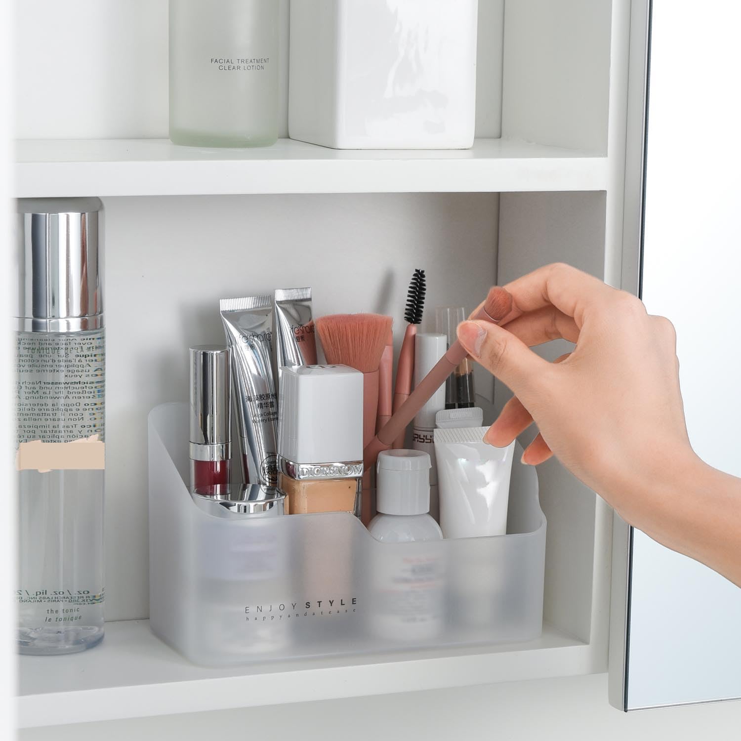 UNIKON Eunion, diseño para encimera, ideal en baño o escritorio para organización rápida.