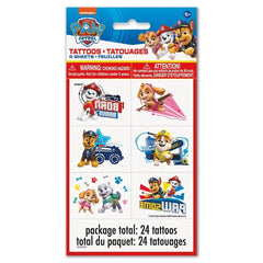 Unique Paw Patrol: tatuajes con aplicación fácil para niños