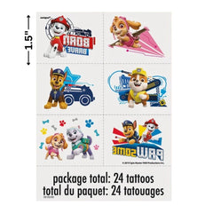 Unique Paw Patrol: tatuajes de colores vibrantes para fiestas infantiles