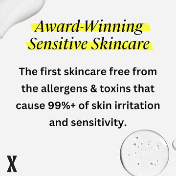 Etiqueta libre de irritantes para Untoxicated, piel sensible.