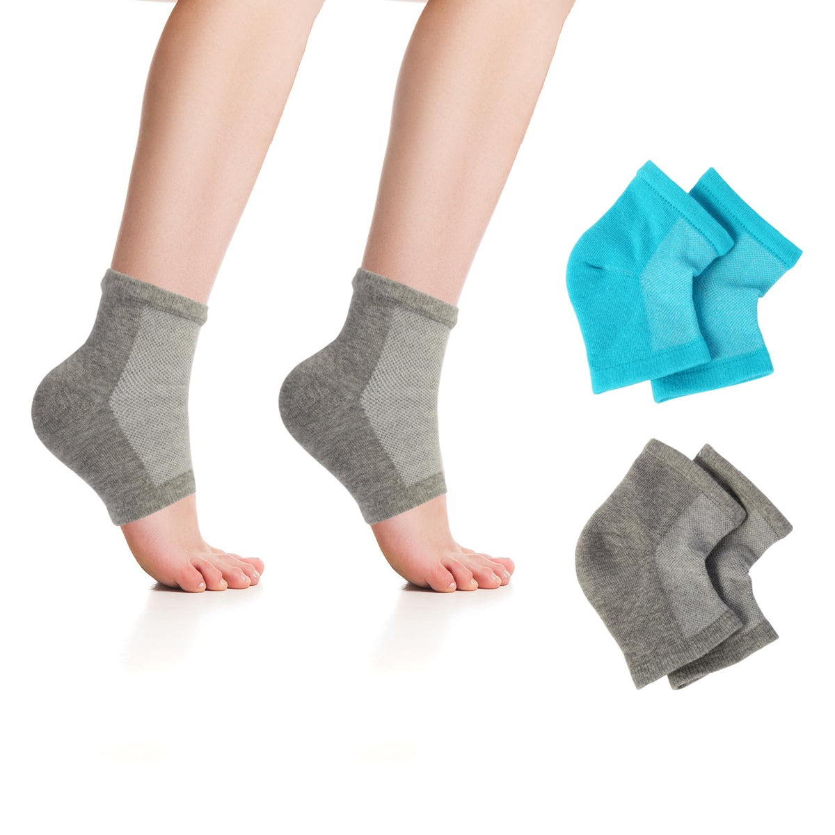 Calcetines silicona Untrytb para pies secos, favorecen hidratación durante la noche.