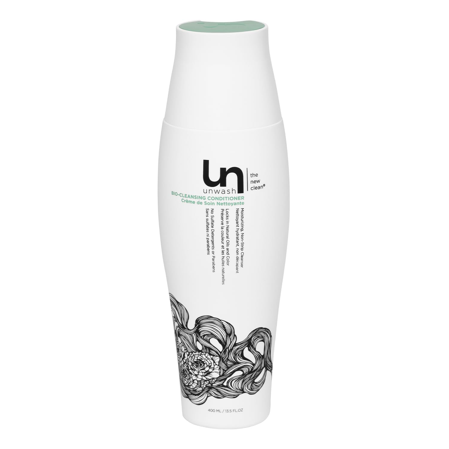 Unwash Bio: botella de acondicionador que limpia suavemente sin resecar