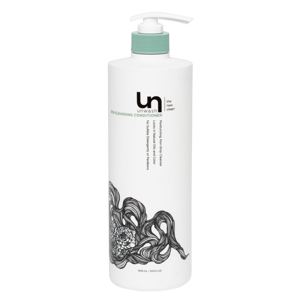 Unwash Bio-Limpiador-Acondicionador, bote, aplicación suave en cabello