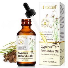 Uocasi Aceite Cyperus Rotundus: botella para cuidado suave tras depilación