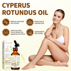 Uocasi Aceite Cyperus Rotundus: textura del aceite para piel calmada y lisa