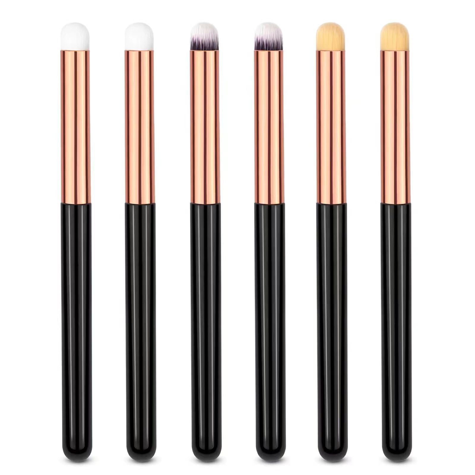 Conjunto de brochas UorPoto para ojos, 6 piezas, ideal para uso diario.