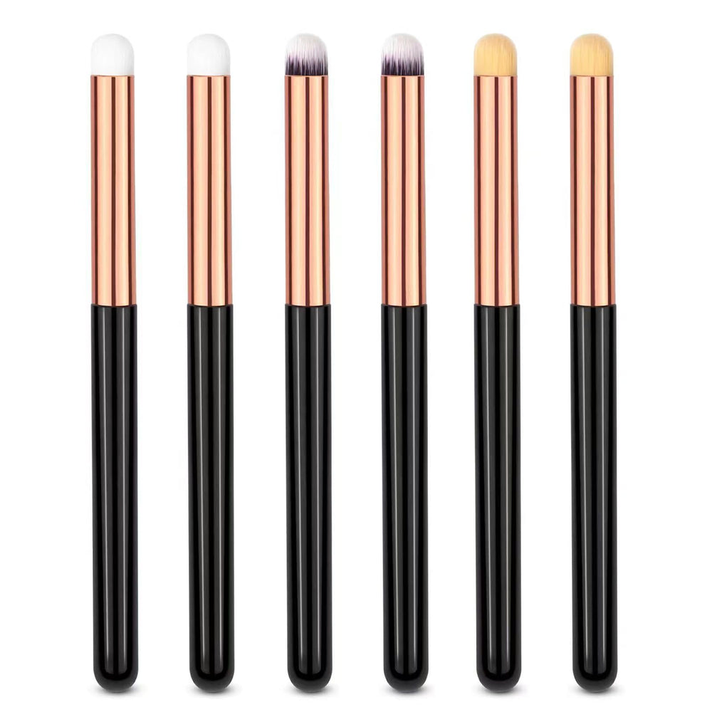 Conjunto de brochas UorPoto para ojos, 6 piezas, ideal para uso diario.