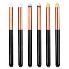 Conjunto de brochas UorPoto para ojos, 6 piezas, ideal para uso diario.