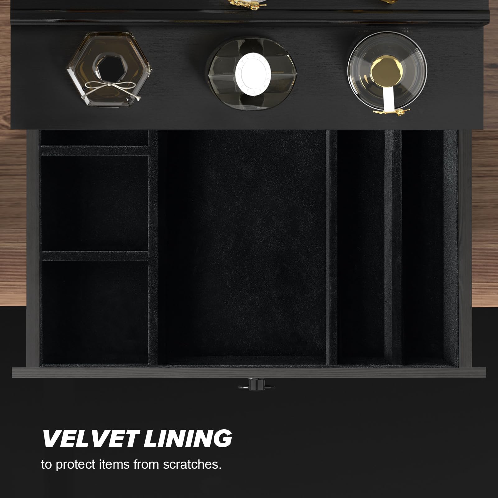 Upcessory cajón divisor para accesorios: organiza anillos, reloj y pulseras.