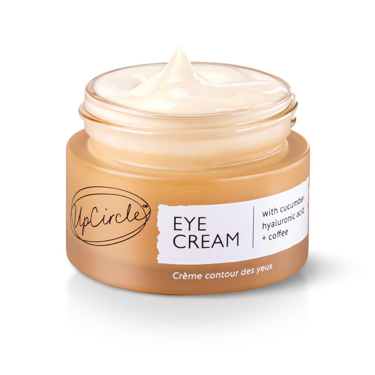 UpCircle crema de ojos con cafeína y ácido hialurónico, mirada fresca
